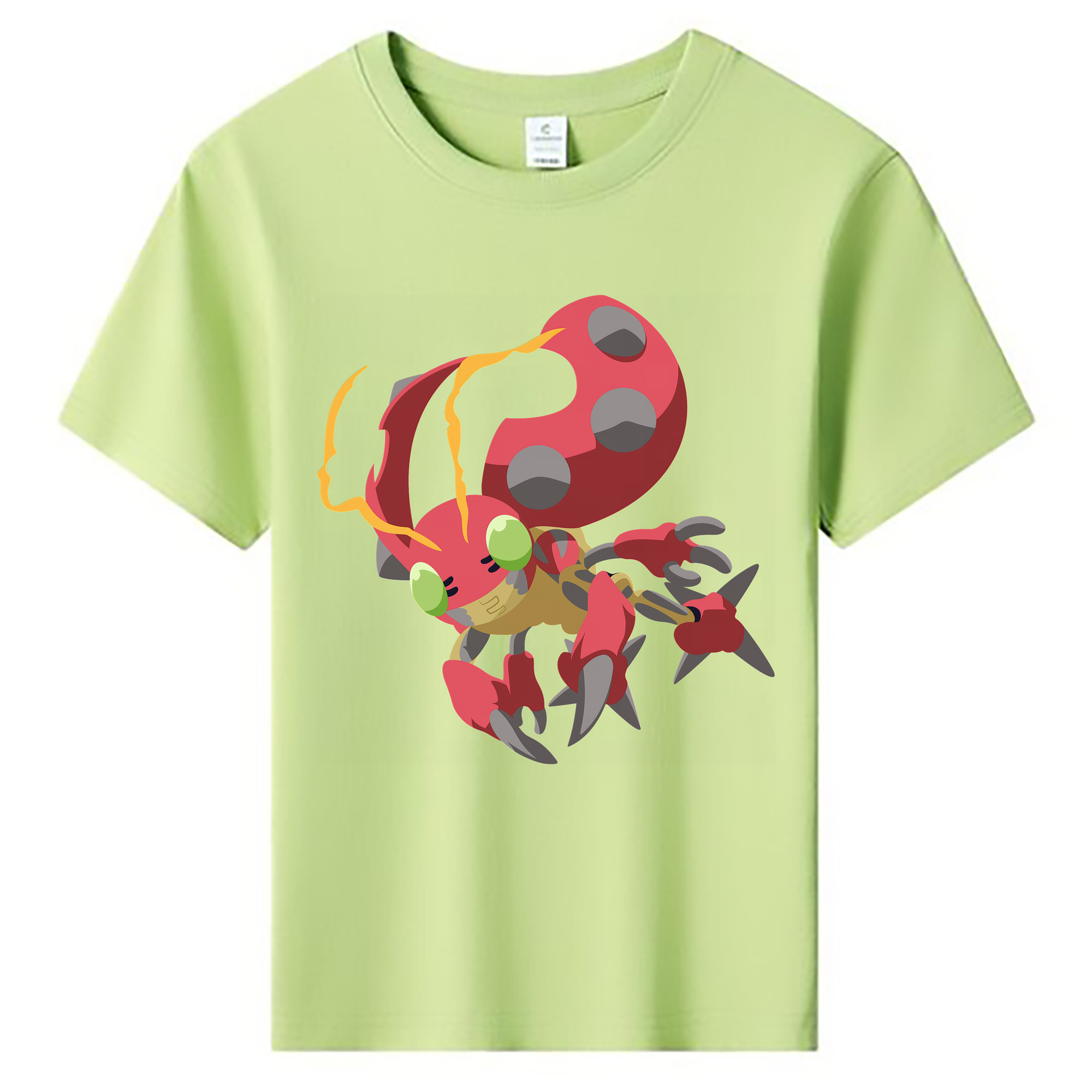 （画像用） Digimon デジタルモンスター/デジモン 綿100％キッズTシャツ（フロントプリント）
